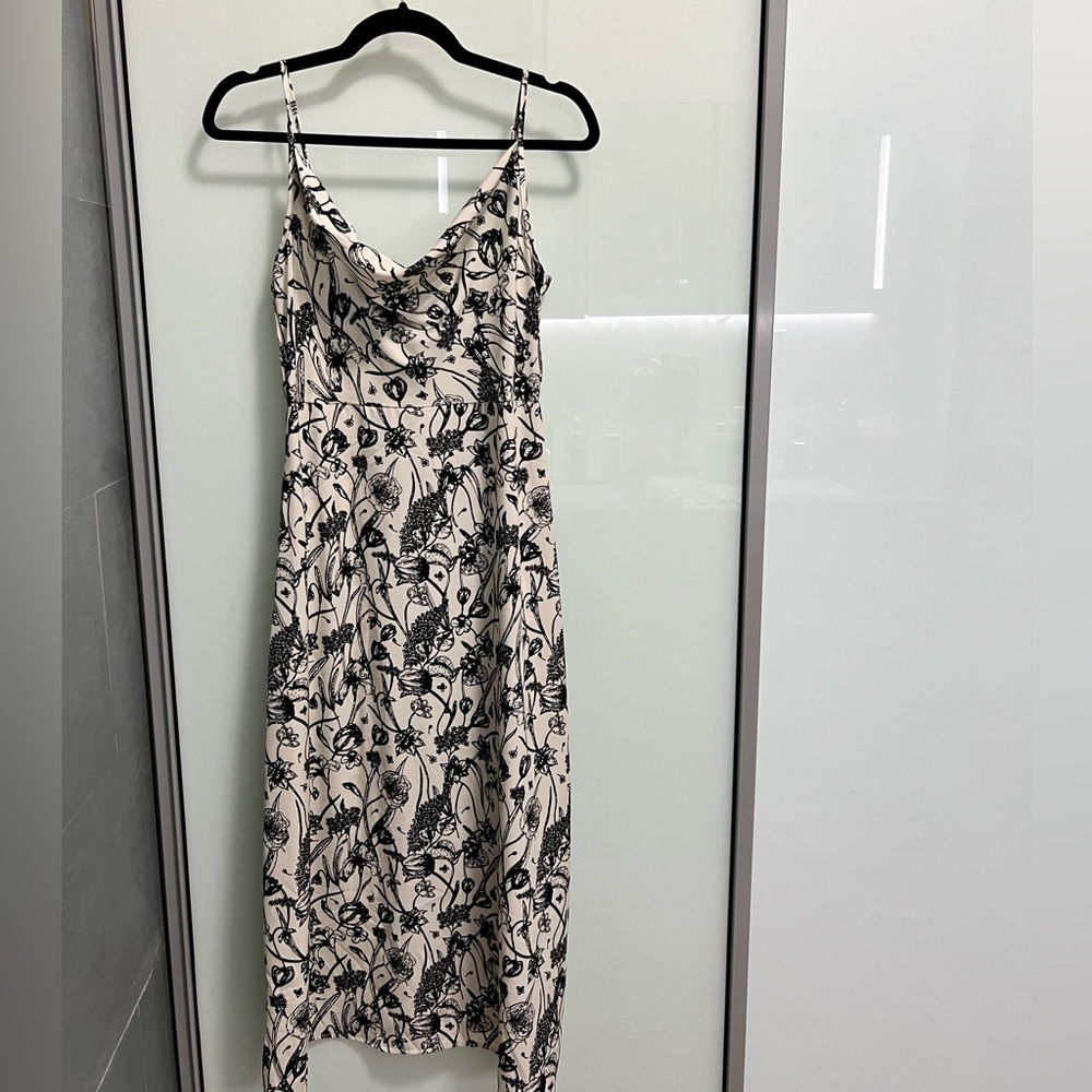 Strapless Floral Print dress |